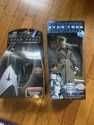 Star Trek Playmates Collector Series Capitán Jean Luc Picard Bonus Orig Spock Foto 1 de 4