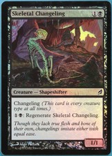 Skeletal Changeling FOIL Lorwyn NM Black Common MAGIC CARD (ID# 223030) ABUGames