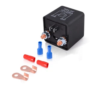 200 A relè auto resistente 12 V 4 pin SPST controllo interruttore avviamento auto - Foto 1 di 6