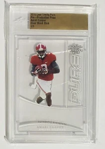 2015 Leaf Trinity Pure Metal AMARI COOPER Pre-Production Proof 1/1 Blank Back - Picture 1 of 2