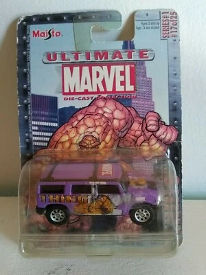 Maisto Ultimate Marvel Die-Cast Collection Series 1 #17 Thing Hummer H2 (2002) - Image 1 of 4