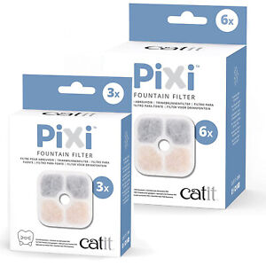 Catit Pixi Fountain Filter Cartridge Replacement Genuine Clear Clean Water