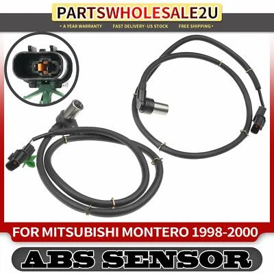 2x Sensores de velocidad de rueda ABS delanteros LH y RH para Mitsubishi Montero 1998-2000 3,5 L Foto 1 de 4