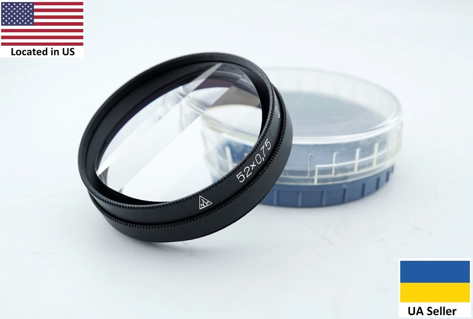 Creative photo prismatic filter screw M52 for lens Helios 44m, 44m-4, 77m etc. - Image 1 of 4