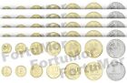 Tajikistan 5 X 7 Pcs Coins Set,  1 2 5 10 20 50 Diram 1 Somoni 2011, Unc