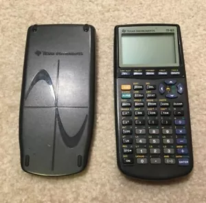 Texas Instruments TI-83 Graphing Calculator with Slip Cover For Parts or Repair - Foto 1 di 12