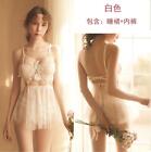 New Sexy Breast Hollow Lace Underwear Temptation Perspective Suit Nightdress