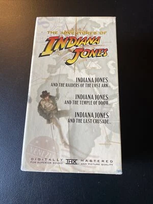 VHS RAIDERS OF THE LOST ARK INDIANA JONES TEMPLE OF DOOM THE LAST CRUSADE V6 - Image 1 of 4