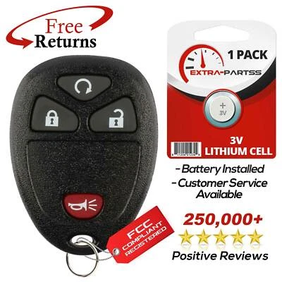 For 2006 2007 2008 2009 2010 2011 Chevrolet HHR Keyless Entry Remote Car Key Fob Foto 1 de 4