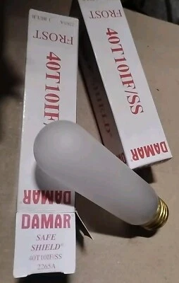(4) DAMAR - Nº2265A 40T10IF/SS Safe Shield 40w 130v Bombillas Foto 1 de 3