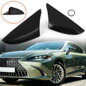 FOR 2019~24 LEXUS IS ES RC LS LC UX GLOSS BLACK JDM TR STYLE MIRROR COVER CAPS - Picture 1 of 12