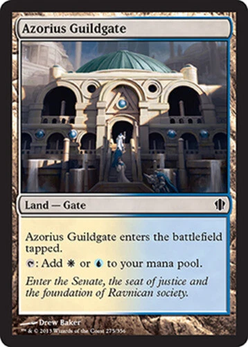 Azorius Guildgate ~ Lightly Played Commander 2013 MTG Magic UltimateMTG Land Car - Image 1 of 1