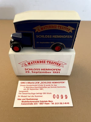 5. Matchbox-Treffen Schloss Hemhofen (Matchbox) "Models of Yesteryear" SELTEN!!! - Bild 1 von 4