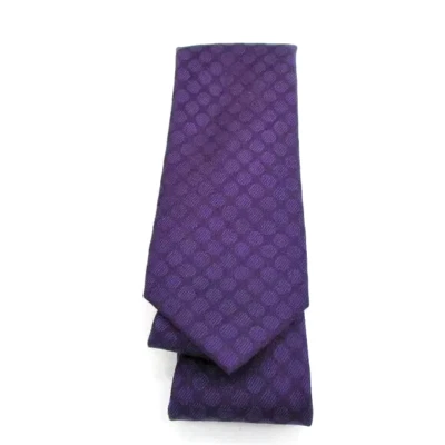 Kenneth Cole Reaction Purple   Men's 100% Silk Neck Tie - Image 1 of 4