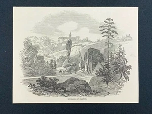1846 Newspaper Print ENVIRONS OF CRACOW, KRAKOW POLAND - Picture 1 of 2