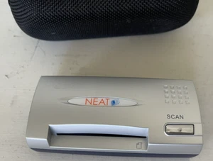 Neat Full Color Portable Business Card Scanner With Carry Case And Cable - Picture 1 of 4