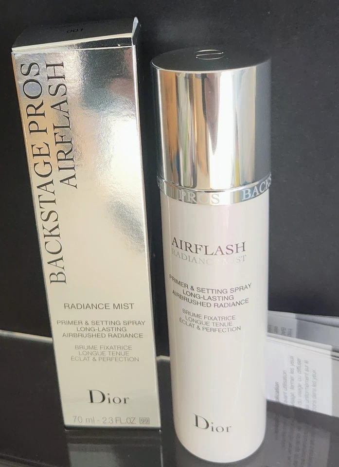 Ajuste de imprimación Dior AIRFLASH BACKSTAGE PRO Radiance Mist #001 70 ml 2,3 OZ *CAJA Foto 1 de 3