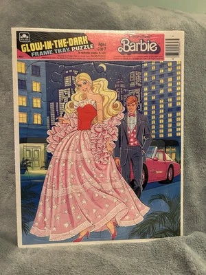Bandeja Rompecabezas Marco Dorado Barbie Dream-Glo 1986 Nuevo Precintado Foto 1 de 3