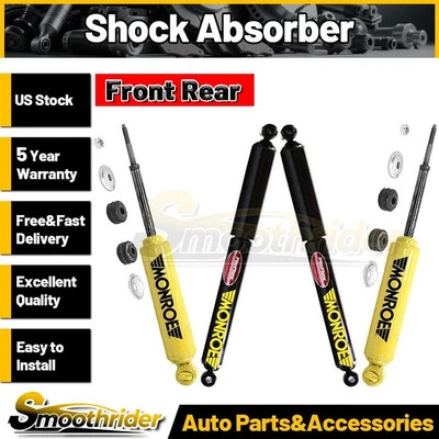 Amortiguador delantero trasero Monroe 4 piezas para Chevrolet C2500 Suburban 1992-1999 Foto 1 de 4