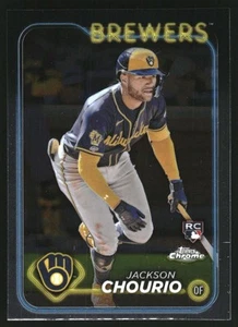 2024 Topps Chrome #161 Jackson Chourio radiocomandata - Foto 1 di 2
