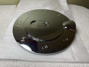 Chrome Plated ABS Fuel Gas Cap Door Cover GMC Sierra Chevy Silverado - Bild 1 von 9