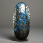 Navajo KELSEY JIMMIE Tufa Cast Sterling Silver MORENCI TURQUOISE RING size 7.75