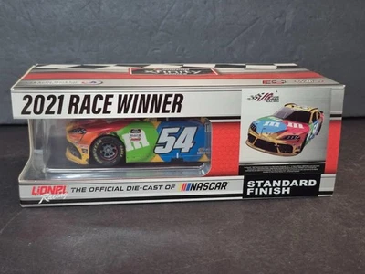Rare Kyle Busch 2021 Lionel Racing #54 M&M's Nashville Raced Win Supra 1/24 - Image 1 of 4