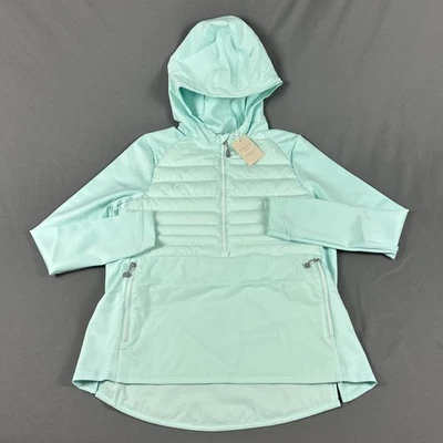Chaqueta de golf Peter Millar para mujer sudadera con capucha fusión mediana CLST azul nueva con etiquetas precio de venta sugerido por el fabricante $250 Foto 1 de 4