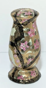 Gorgeous Antique Hand Painted Nippon Moriage Heavy Gold Hat Pin Holder - Picture 1 of 6
