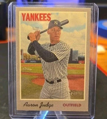 2019 TOPPS HERITAGE HIGH NUMBER SP AARON JUDGE NO. 499 *NEW YORK YANKEES* - Image 1 of 2