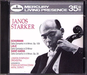 Janos STARKER: SCHUMANN LALO SAINT-SAENS Cello CD DORATI Mercury Living Presence - Picture 1 of 1