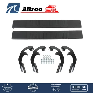 Running Board Bar Side Step Fit For 19-22 Chevy Silverado/GMC Sierra 1500 - Picture 1 of 12