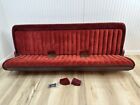 1988-1994 Chevy GMC Extended Cab OEM REAR BENCH SEAT *RED CLOTH*
