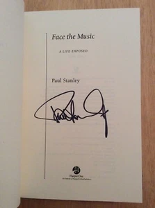 SIGNED by Paul Stanley Face the Music A Life Exposed HC 1st/1st Pic KISS Starman - Picture 1 of 12
