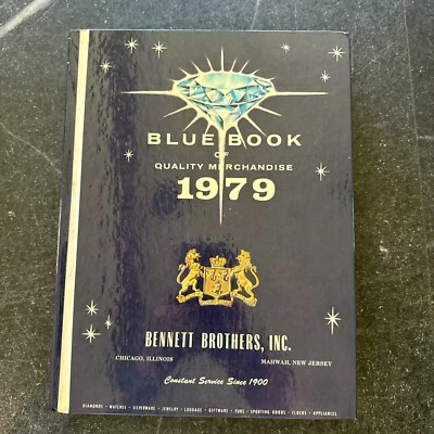 VINTAGE BENNETT BROTHERS BLUE BOOK QUALITY Catalog Christmas Gift Jewelry 1979 - Image 1 of 4