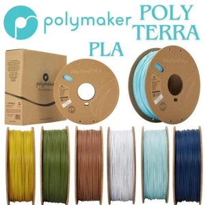 PLA PolyTerra Filament 1,75mm 1kg Polymaker 3D Druck - Bild 1 von 118