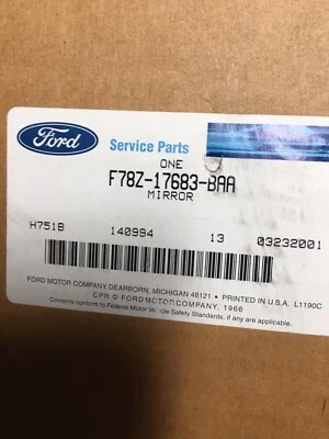 NUEVO ORIGINAL FORD WINDSTAR 1998 ESPEJO RETROVISOR IZQUIERDO ELÉCTRICO DORADO F78Z17683BAA, F78Z17683PAK Foto 1 de 4