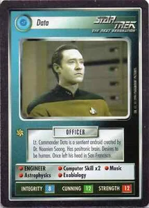 Star Trek CCG Data Near-Mint/NM Rare – Premier Limited 1994 - Picture 1 of 1