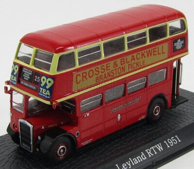 1/72 EDICOLA - LEYLAND - RTW AUTOBUS CROSSE & BLACKWELL ACABU114-7163114 - Immagine 1 di 1