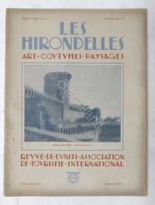 Rivista Les Hirondelles N. 10 - 1928 UNITI Association de Tourisme International - Picture 1 of 2