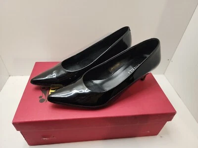 Tacones Vaneli para mujer ordenados de charol negro talla 6,5 Foto 1 de 4