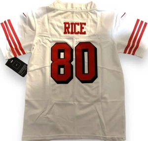 Jerry Rice San Francisco 49ers Nike Youth Jersey - White (Fully Stitched) - Picture 1 of 4