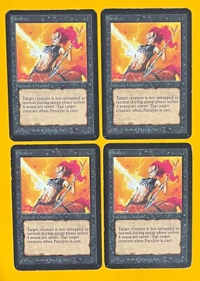 MTG PARALYZE (x4) Alpha (OldManMTG 008-402) - Image 1 of 3