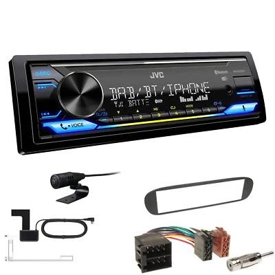 JVC KD-X472DBT Media Autoradio Bluetooth DAB+ Alexa für Fiat Barchetta 1995-2005 - Bild 1 von 4