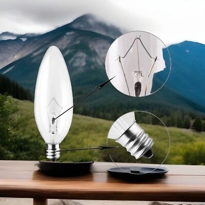 40 Watt Torpedo Light Bulbs B10 Clear E12 Candelabra Base 2700K Box Of 20 - Image 1 of 4