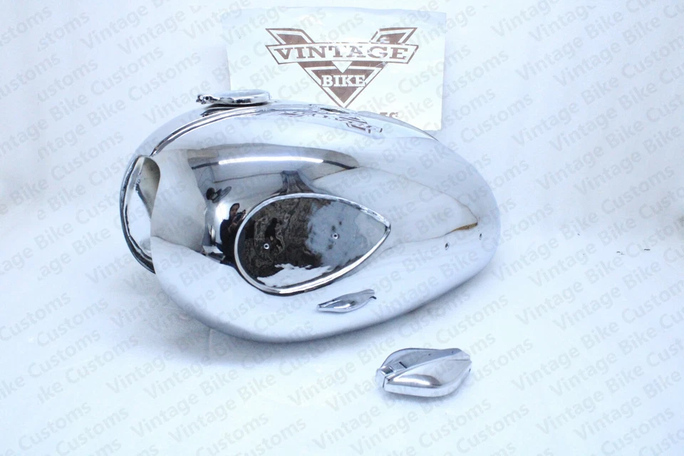 Gas Tank For Bsa A65L 4 Gallon 1968-1970 In Chromed With Cap (Fuel Tank) - Image 1 of 4