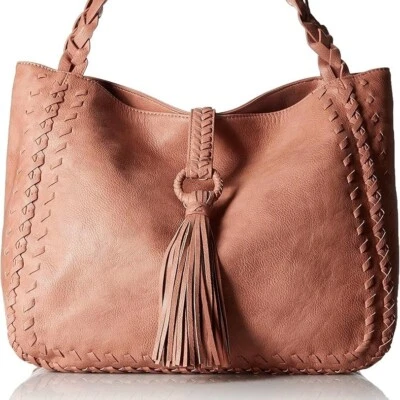 Big Buddha Large Slouchy Hobo Bag Tan Faux Leather Shoulder Bag - Image 1 of 4