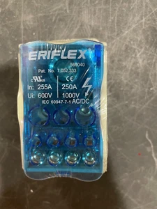 Bloque de distribución de un solo polo ERIFLEX 569040 255A Hoffman UD-250A nuevo stock antiguo - Imagen 1 de 7