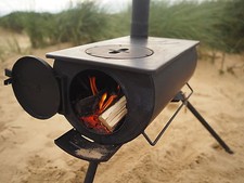  Outbacker® Portable Wood Burning Stove For Bell Tent - With Free Bag.