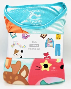 New Girls Squishmallows  2 piece Flannel Pajamas Sleepwear Set Size 10/12 Large - Picture 1 of 4